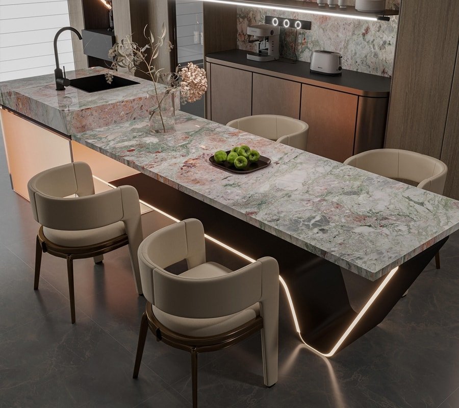 Natural Marble vs. Sintered Stone